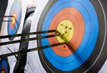 Archery: It is a dead heat atop the standings after day one